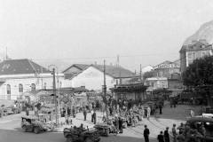 US 45th Infantry Division Thunderbirds Personnel & Vehicles in Grenoble, Southern France - September 1944