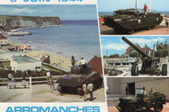 carte postale Arromanches 1984