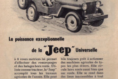 Publicité du 11 - 1949 