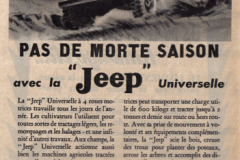 Publicité du 01 - 1950