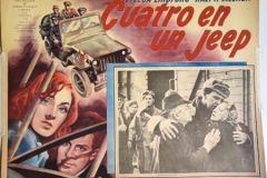 Affiche Film cuatro en un Jeep