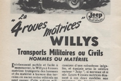 Publicité Willys