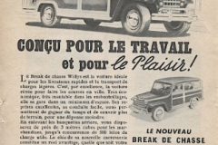 Publicité Willys