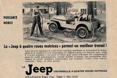 Publicité Willys