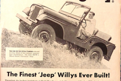 Publicité Willys US