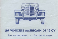 Publicité Willys Overland