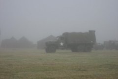 Le brouillard normand au reveil sur Carentan