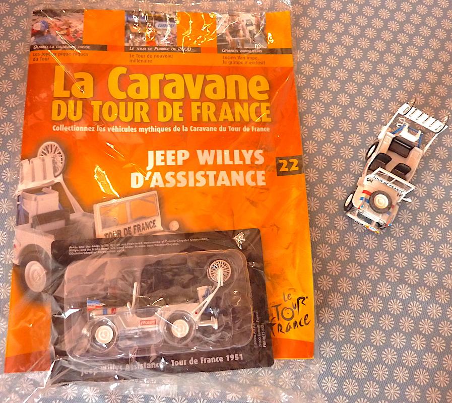 Jeep accompagnatrice au Tour de France